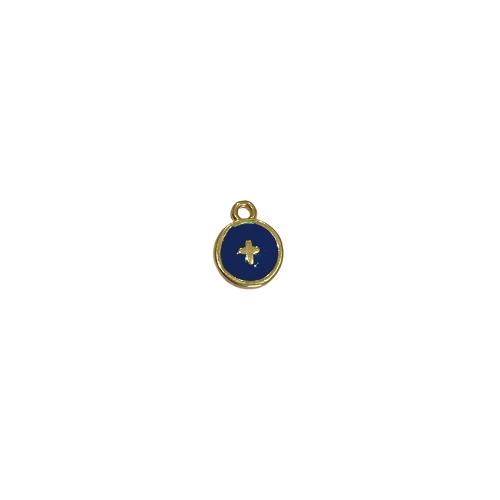 Pendentif Croix bleue